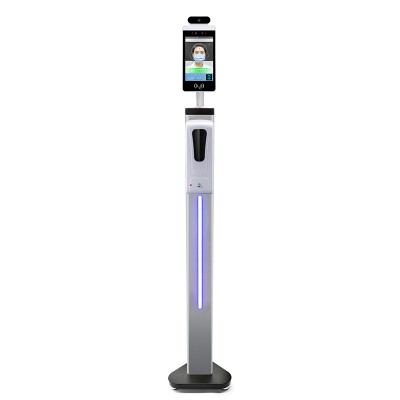 Automatic Fever Detection Face Recognition with Auto Hand Sanitizer Dispenser Stand